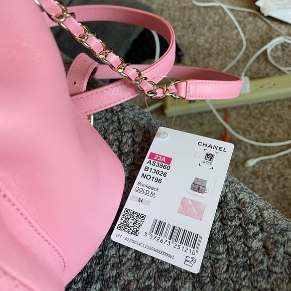 Chanel duma bag small size rose pink color - Picture 5 of 16